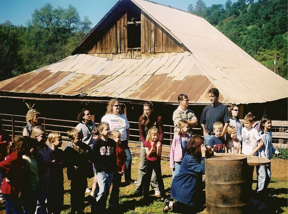 kidsatbarn Visit a working cattle ranch.
